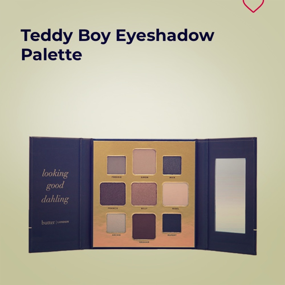 BRAND NEW NEVER USED BUTTER LONDON PALETTE